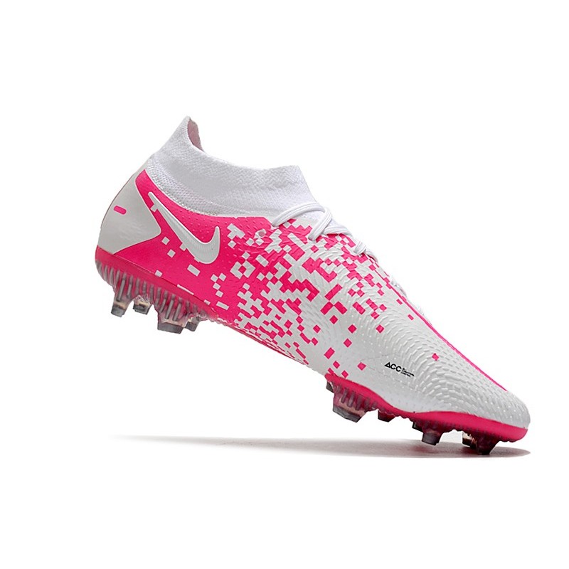 Nike Phantom GT Elite DF FG Bílý Růžový